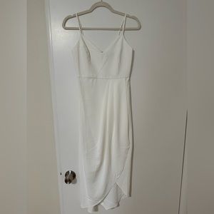 Lulus Reinette White Midi Dress | XS